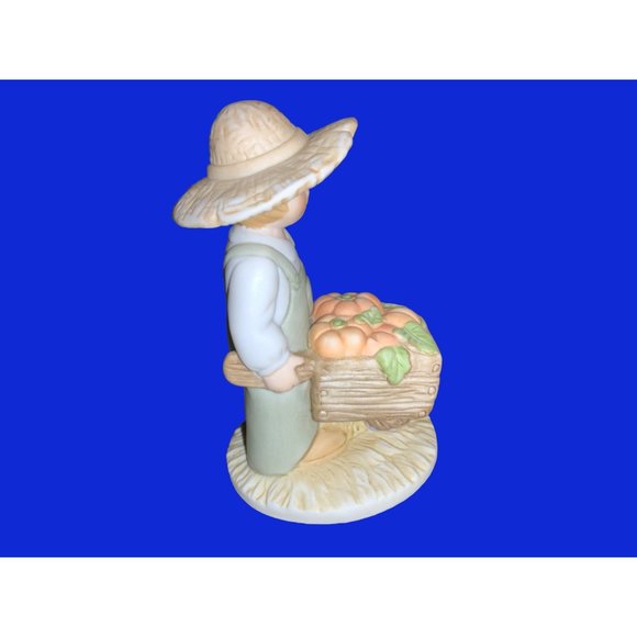 Homco Masterpiece Circle Of Friends Thank You Lord For A Bountiful Harvest - Picture 3 of 9